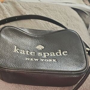 Kate Spade Black Pebbled Leather Crossbody Bag